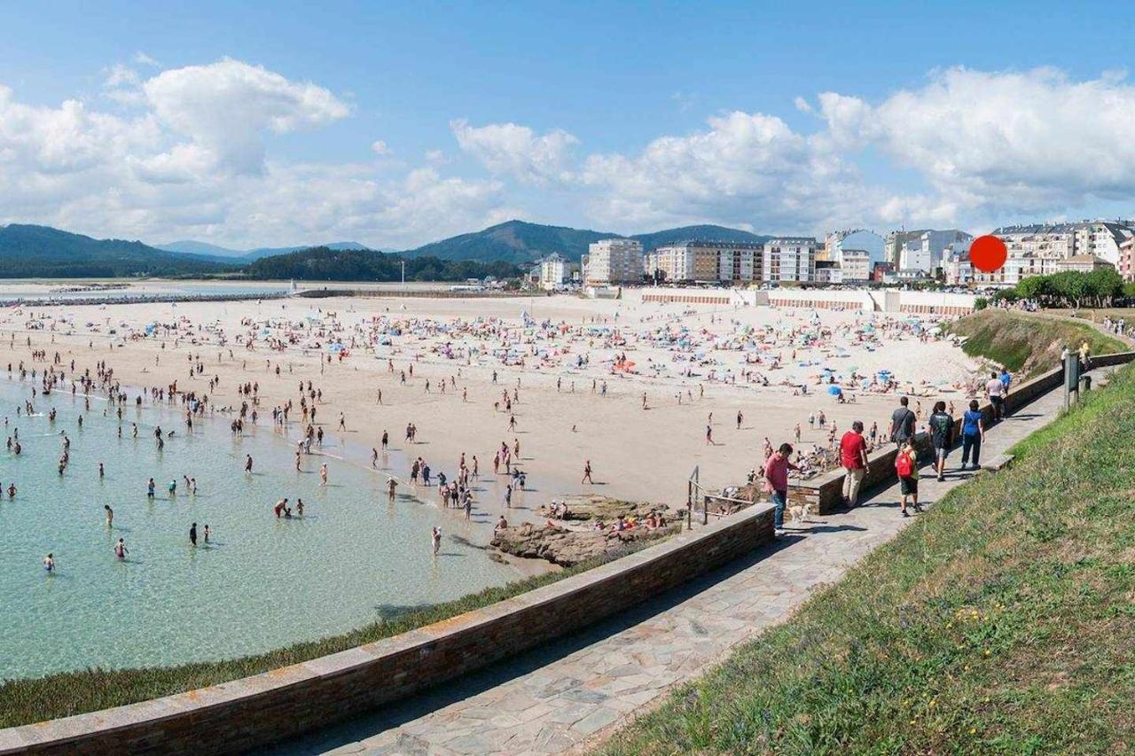 Vivienda En 1ª Linea De Playa Rapadoira Foz Appartement Buitenkant foto